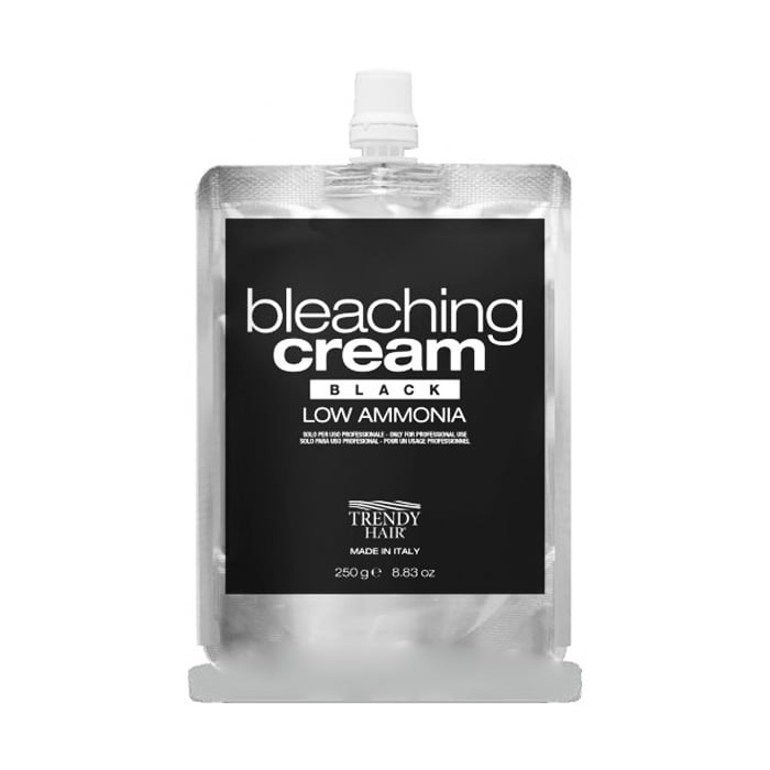 Чорний освітлювальний крем для волосся Trendy Hair Black Bleaching Cream, 250 г