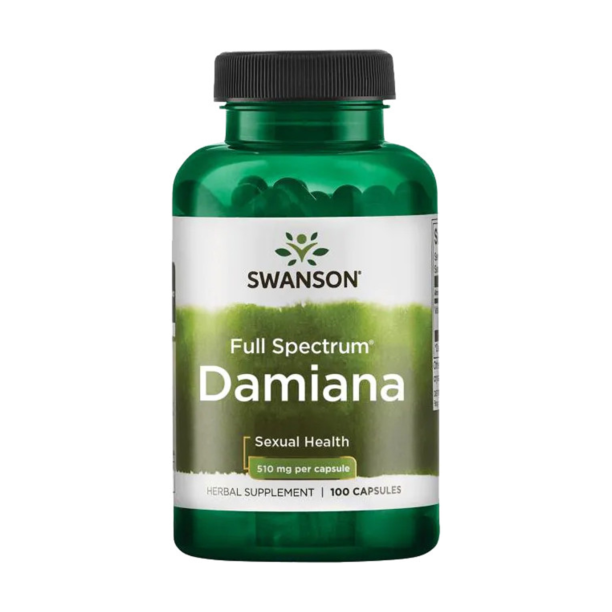 Даміана Swanson Full Spectrum Damiana 510 мг, 100 капсул