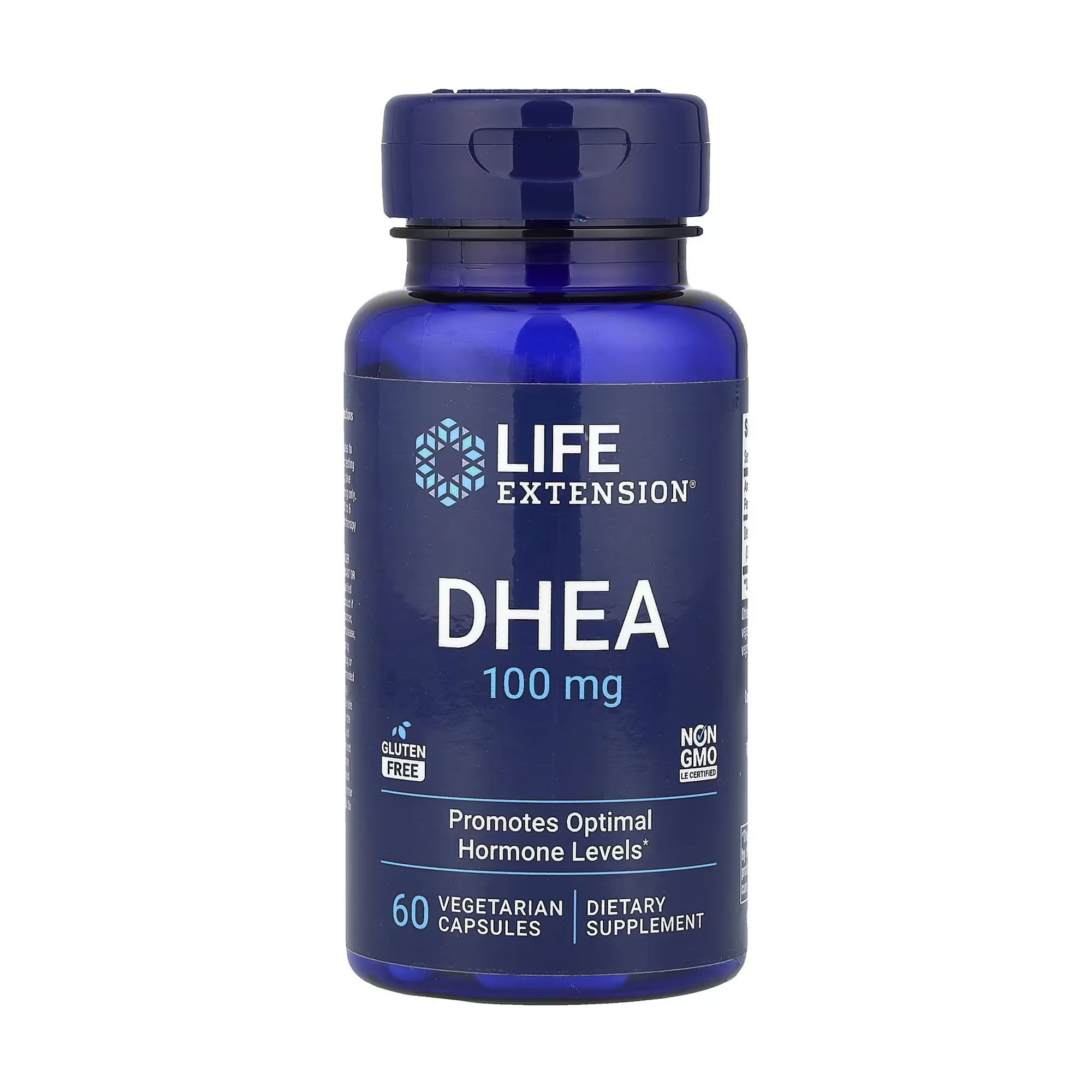 Дегідроепіандростерон Life Extension DHEA, 100 мг, 60 вегетаріанських капсул