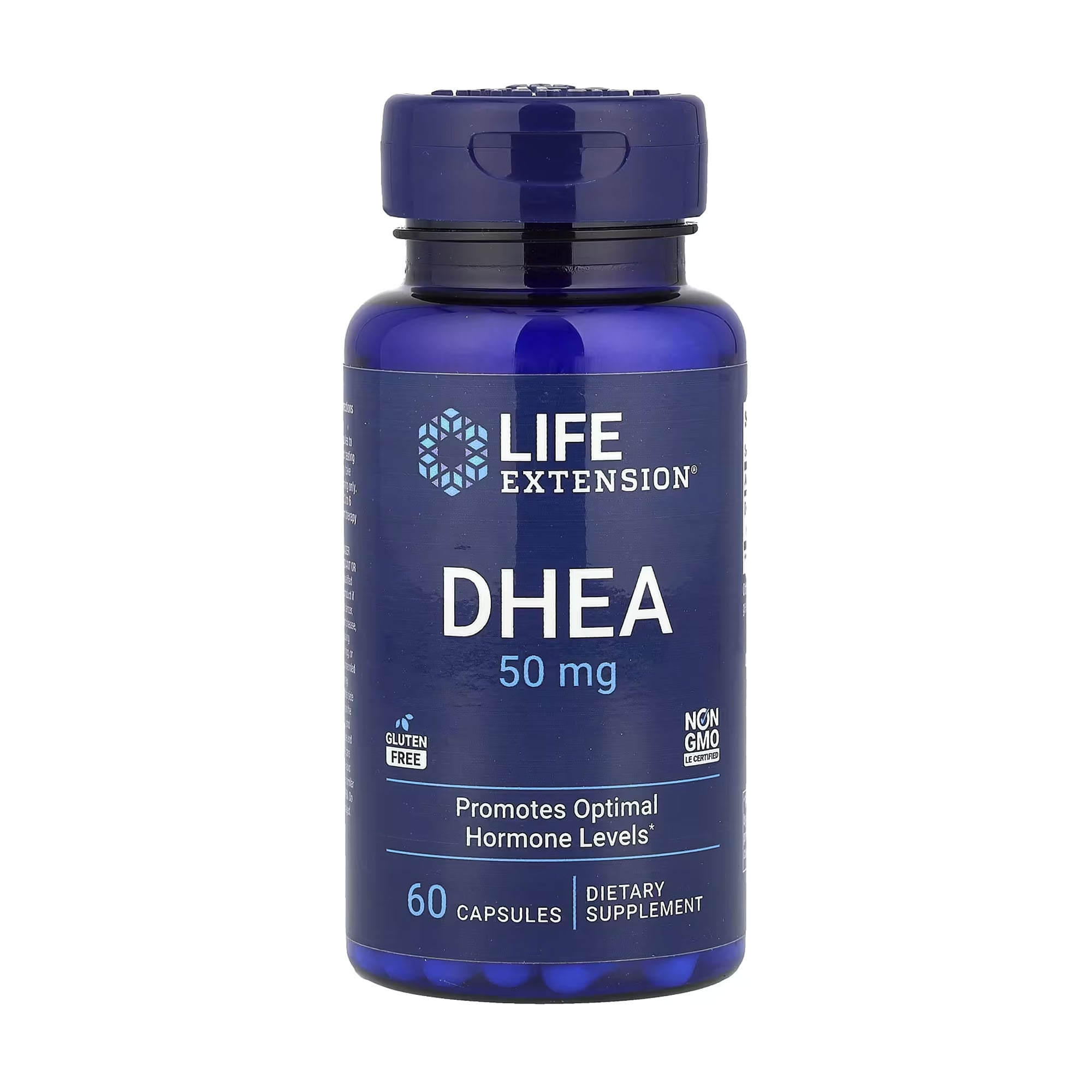 Дегідроепіандростерон Life Extension DHEA, 50 мг, 60 капсул