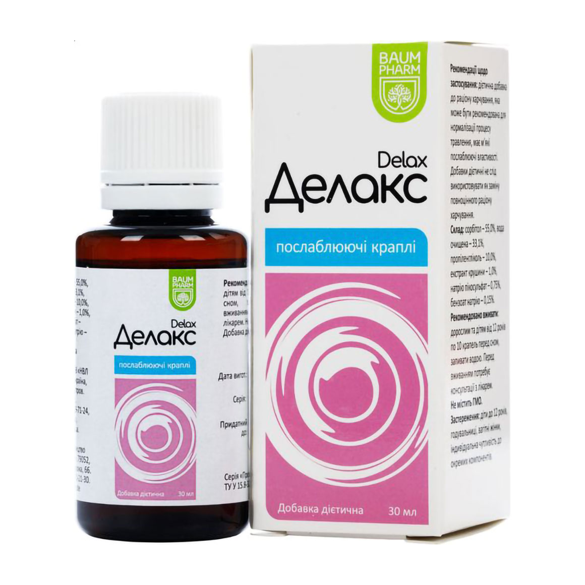 Делакс Baum Pharm Delax в краплях, 30 мл