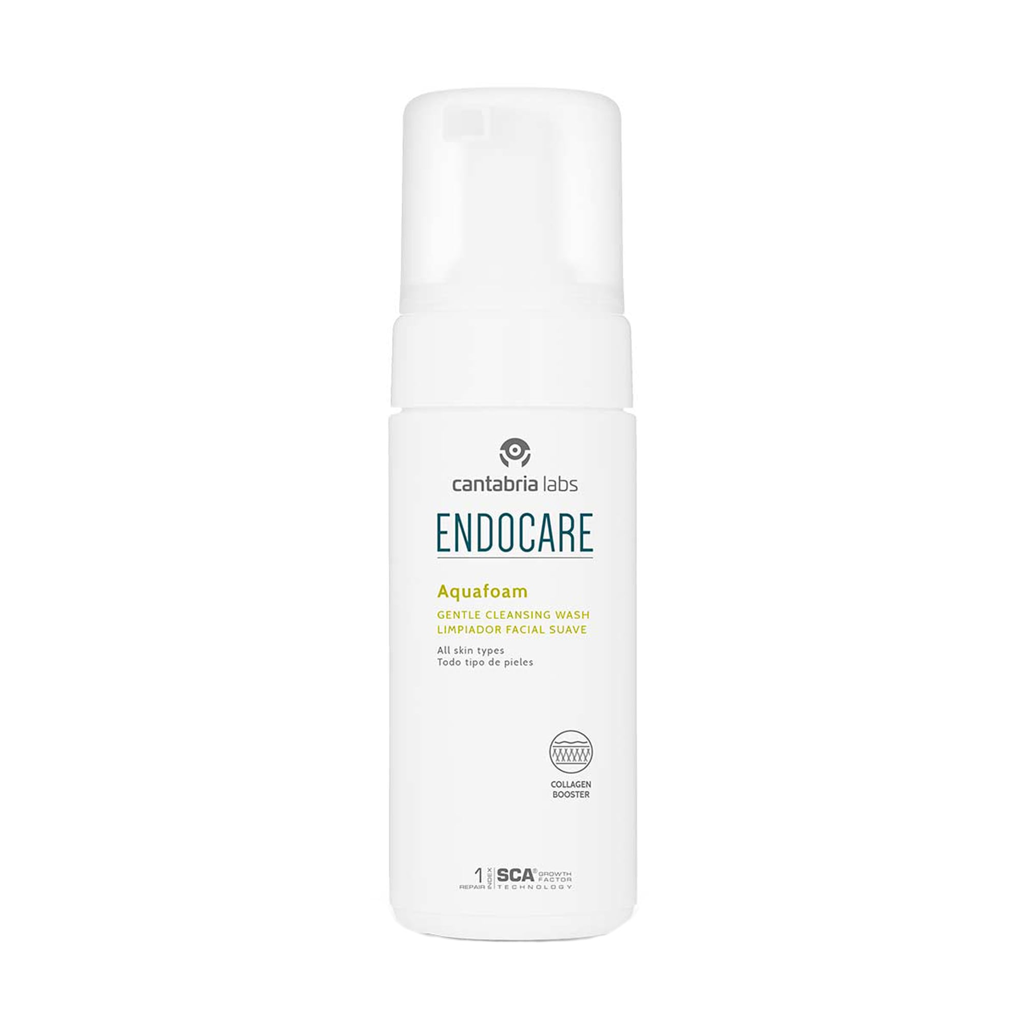 Делікатна очищувальна пінка для обличчя Cantabria Labs Endocare Aquafoam Limpiador Facial Gentle Cleansing Wash, 125 мл