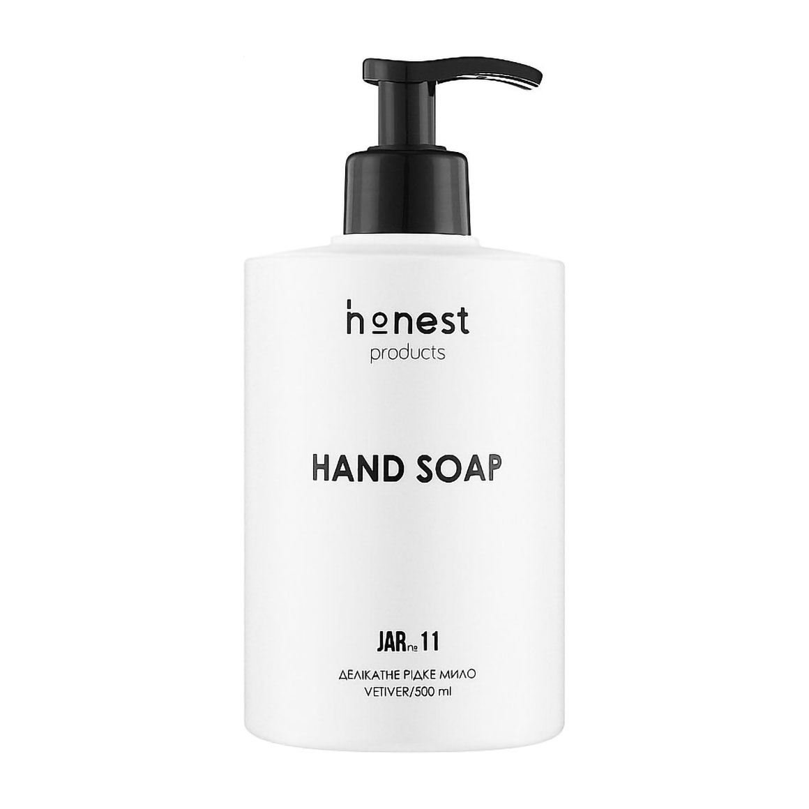 Делікатне рідке мило Honest Products Jar 11 Hand Soap Vetiver, 500 мл