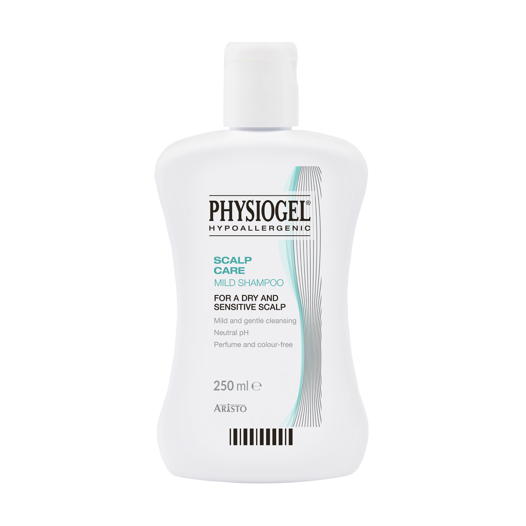 Делікатний шампунь Physiogel Scalp Care Mild Shampoo для сухої та чутливої шкіри голови, 250 мл