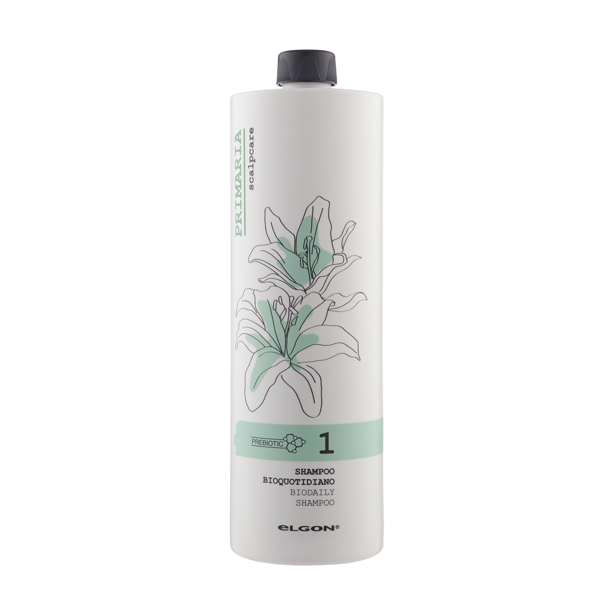 Делікатний щоденний шампунь для волосся Elgon Primaria Biodaily Shampoo, 1 л