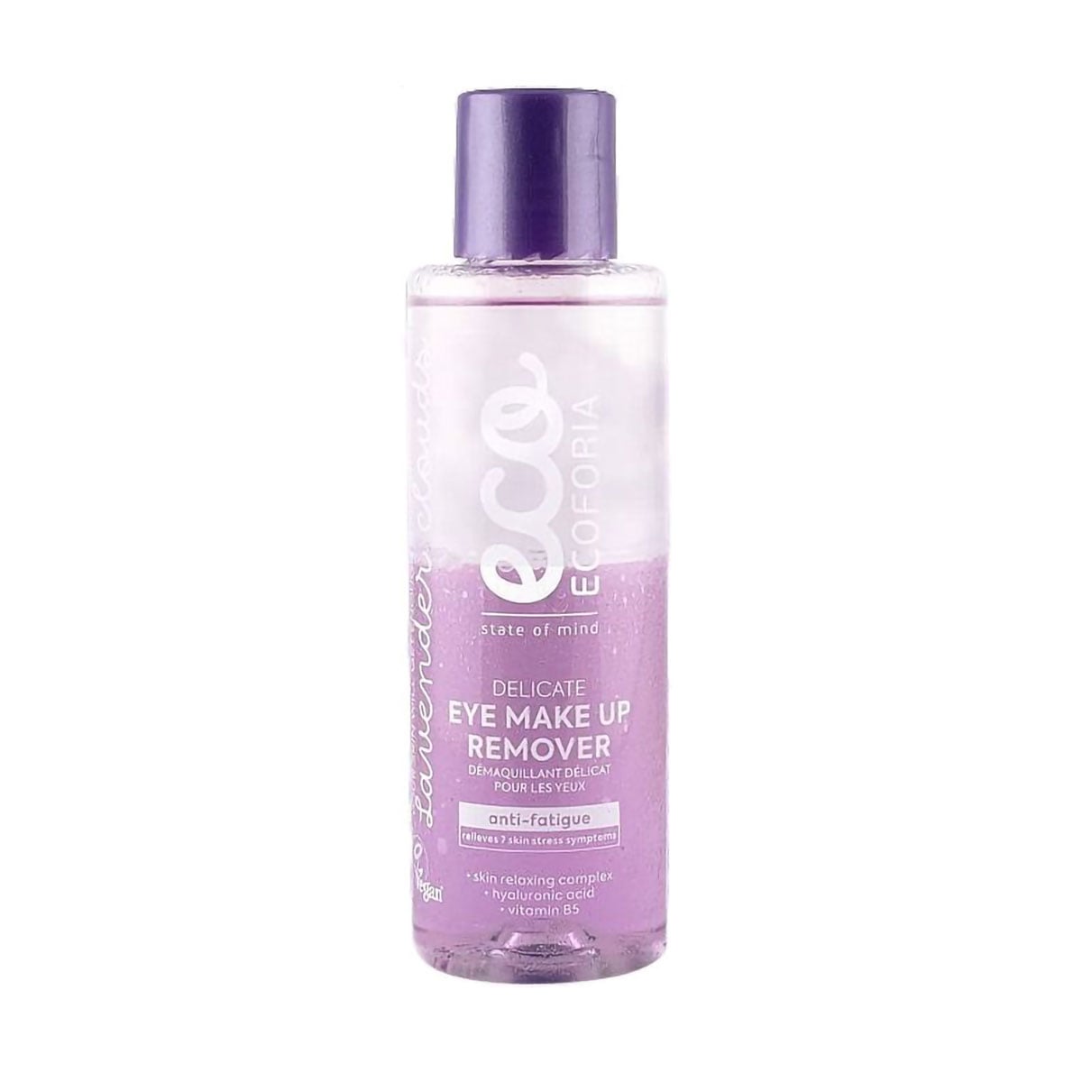 Делікатний засіб для зняття макіяжу з очей Ecoforia Lavender Clouds Eye Make Up Remover, 150 мл