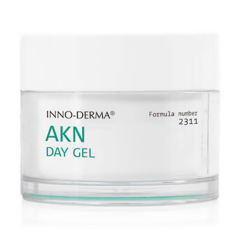 Денний гель для обличчя Innoaesthetics Inno-Derma Akn Day Gel для жирної та схильної до акне шкіри, 50 г