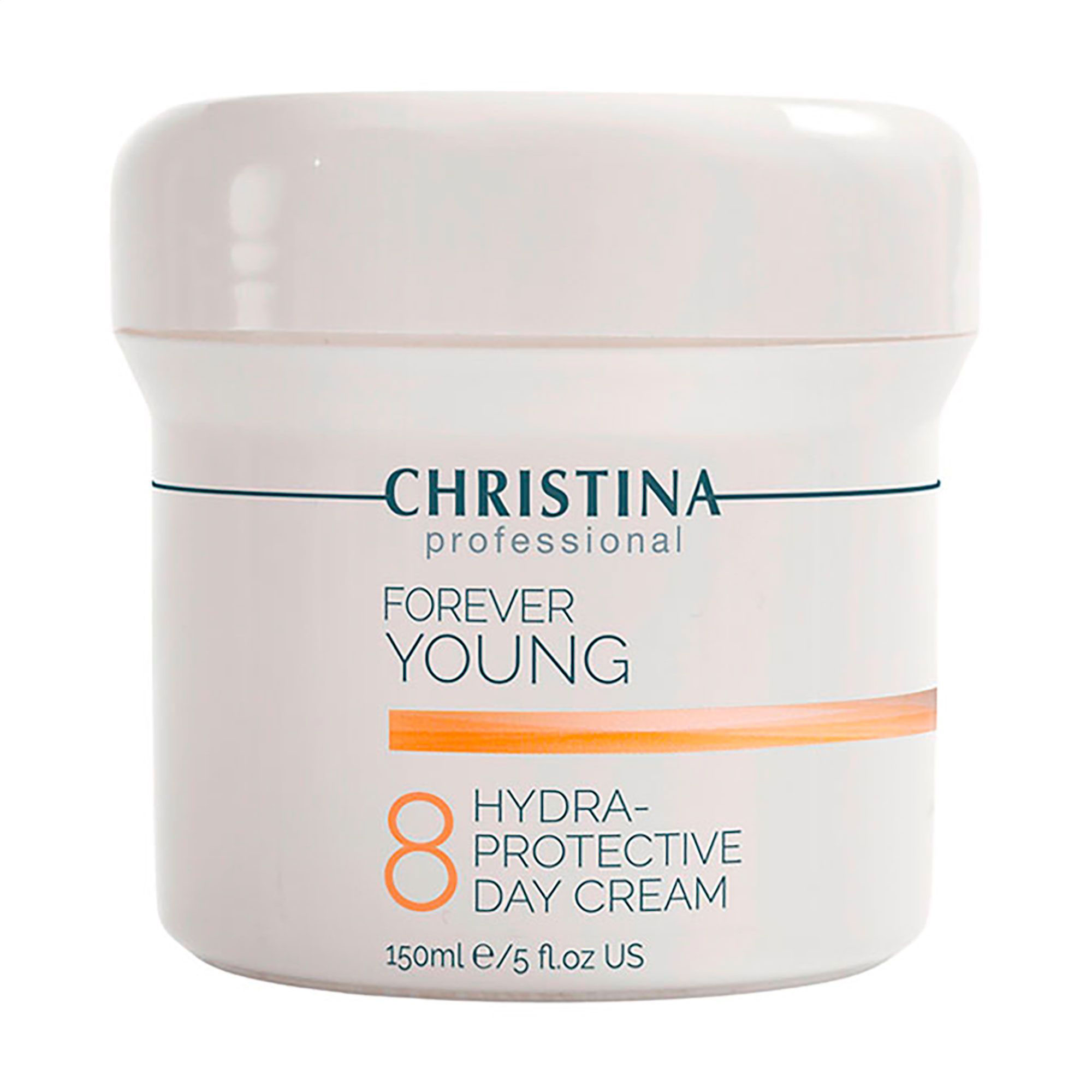 Денний гідрозахисний крем для обличчя Christina Forever Young 8 Hydra Protective Day Cream SPF 25, 150 мл