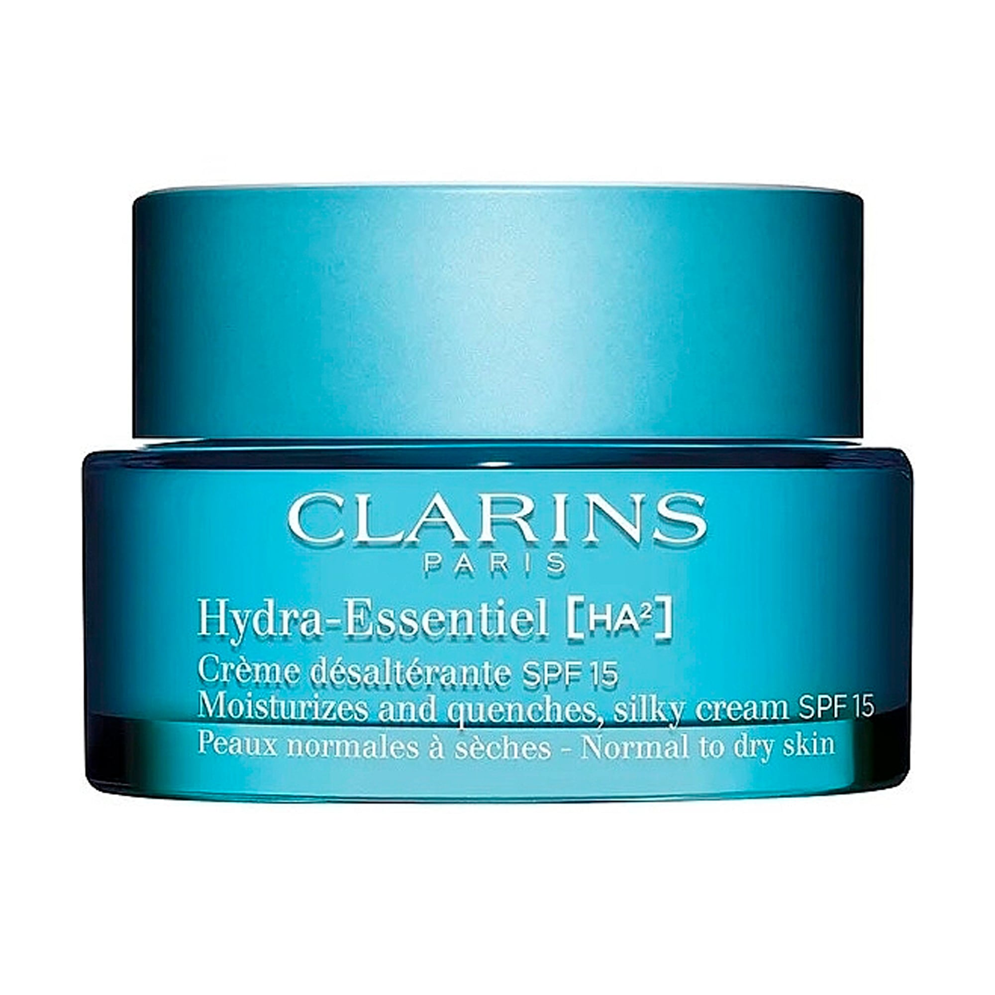 Денний крем Clarins Hydra-Essentiel Moisturizes And Quenches Silky Cream для нормальної та сухої шкіри обличчя, 50 мл