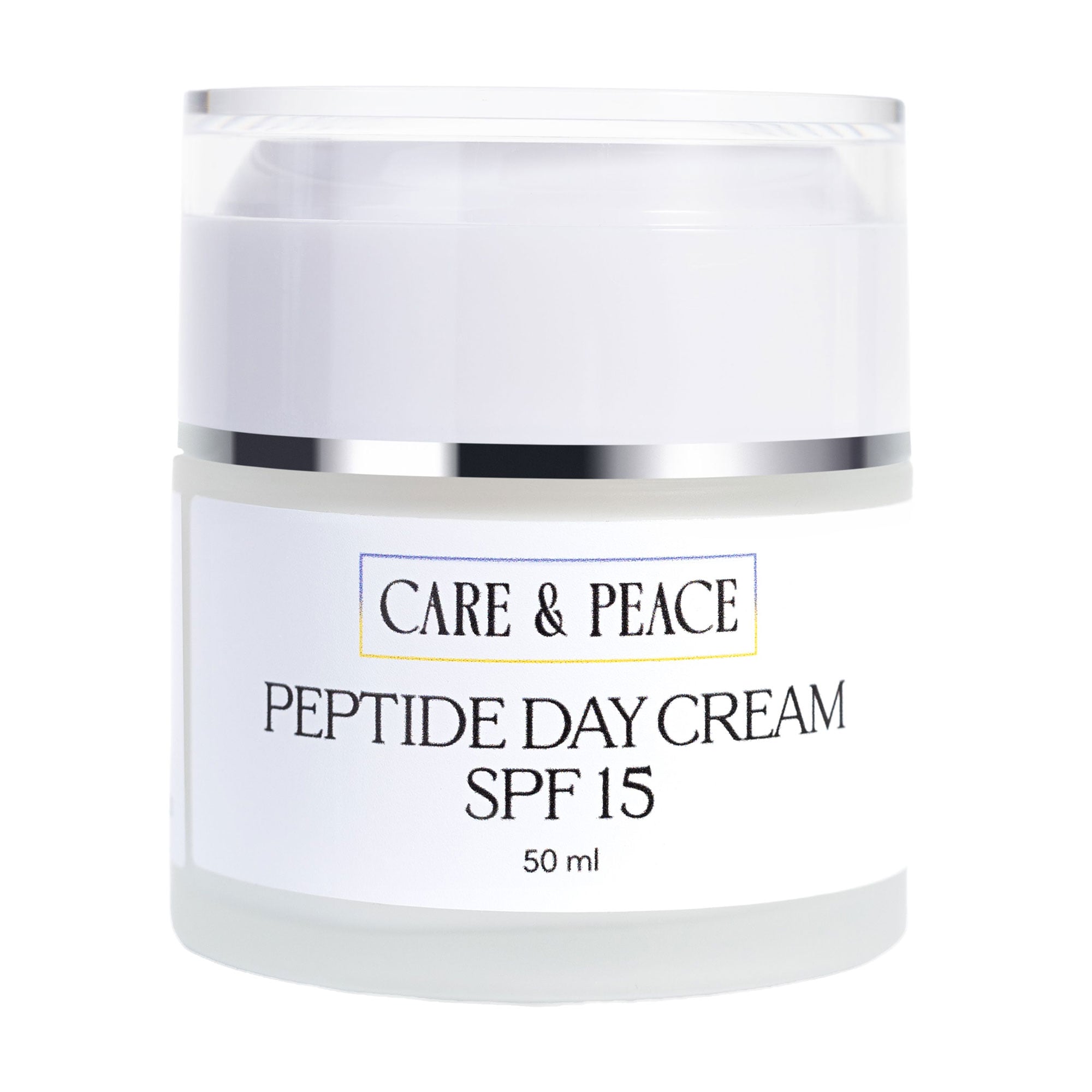Денний крем для обличчя Care &amp; Peace Peptide Day Cream, SPF 15, з пептидами, 50 мл