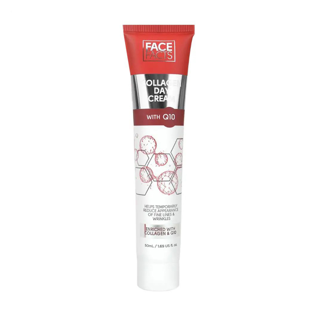 Денний крем для обличчя Face Facts Collagen &amp; Q10 Day Cream з колагеном та коензимом Q10, 50 мл