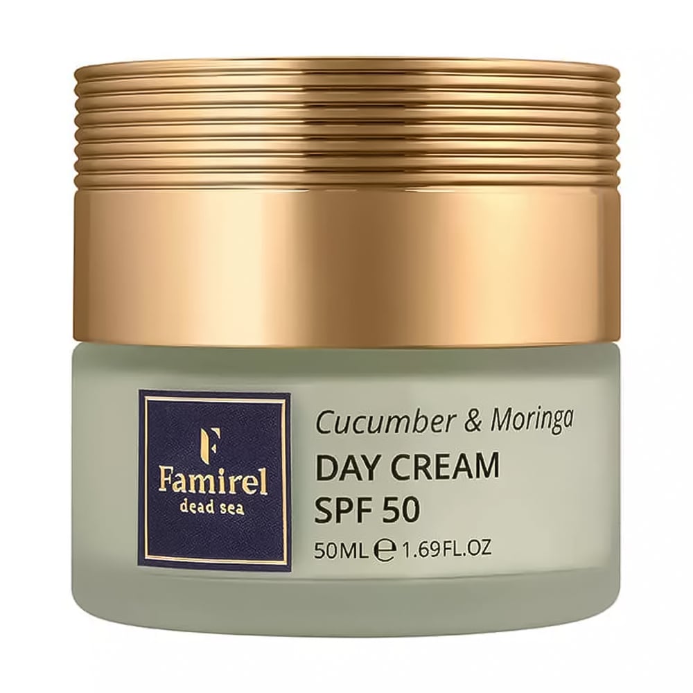 Денний крем для обличчя Famirel Wonder World African Wonder Cucumber &amp; Moringa Day Cream, SPF 50, 50 мл