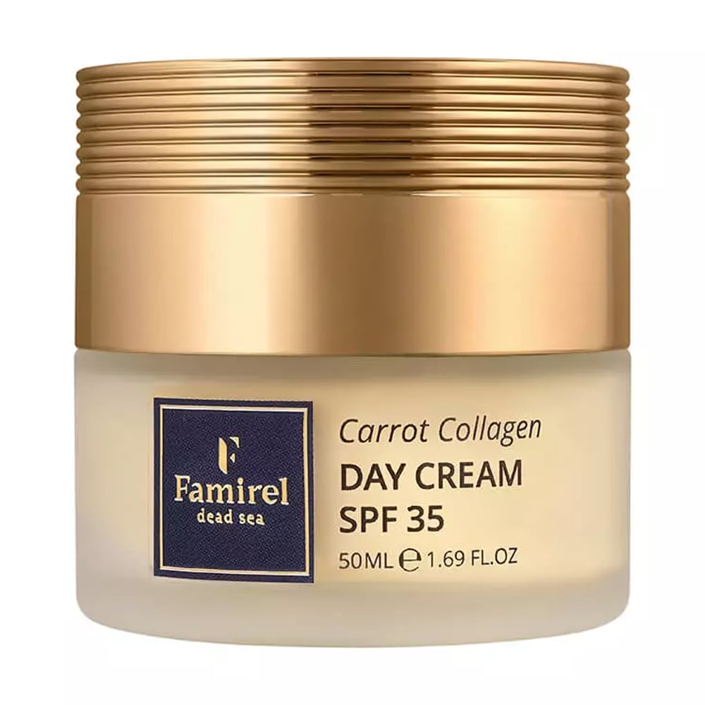 Денний крем для обличчя Famirel Wonder World Mexican Wonder Carrot Collagen Day Cream, SPF 35, 50 мл