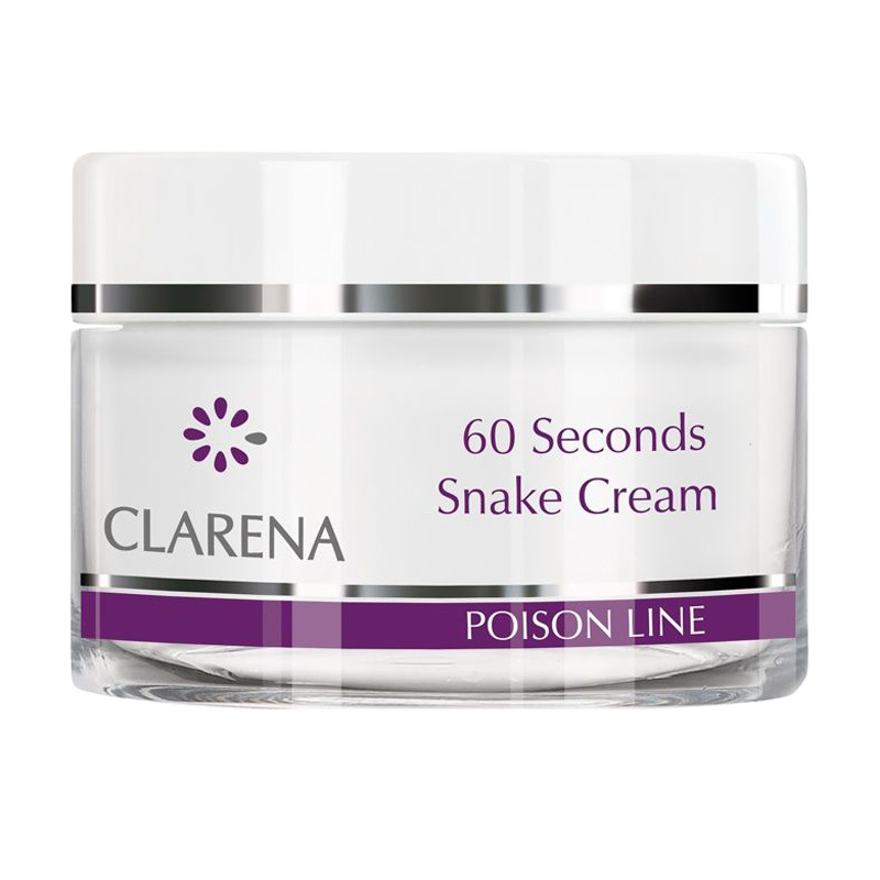 Денний ліфтинг-крем Clarena Poison Line 60 Seconds Snake Cream для зрілої шкіри обличчя, 50 мл