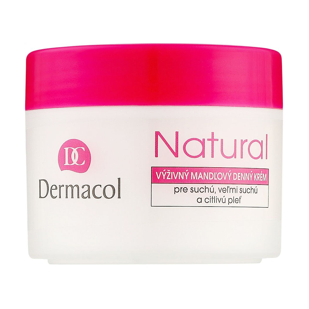Денний живильний крем для обличчя Dermacol Natural Almond Day Cream з мигдальною олією та коензимом Q10, 50 мл