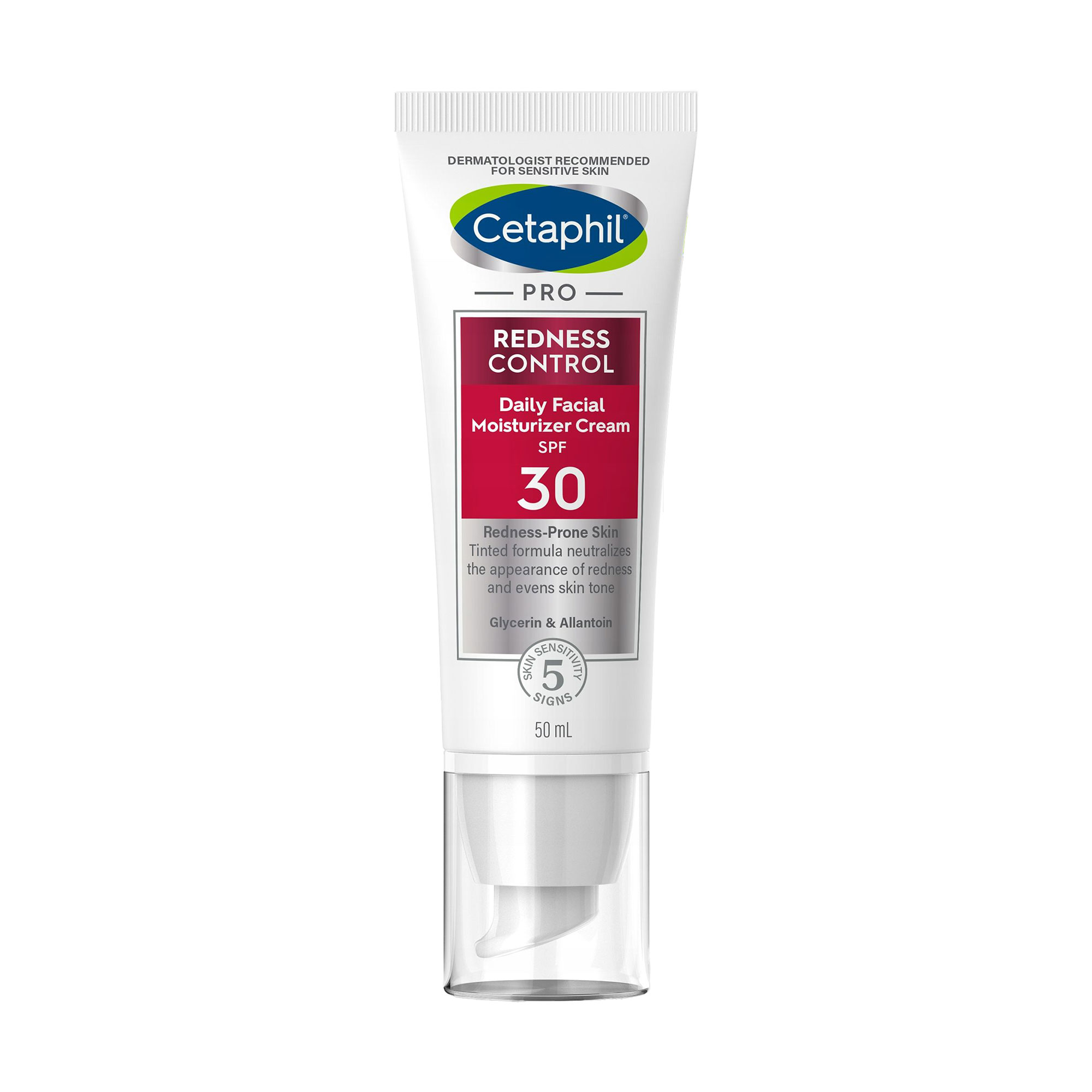 Денний зволожувальний крем для обличчя Cetaphil Pro Redness Control Daily Facial Moisturizer Cream SPF 30, 50 мл