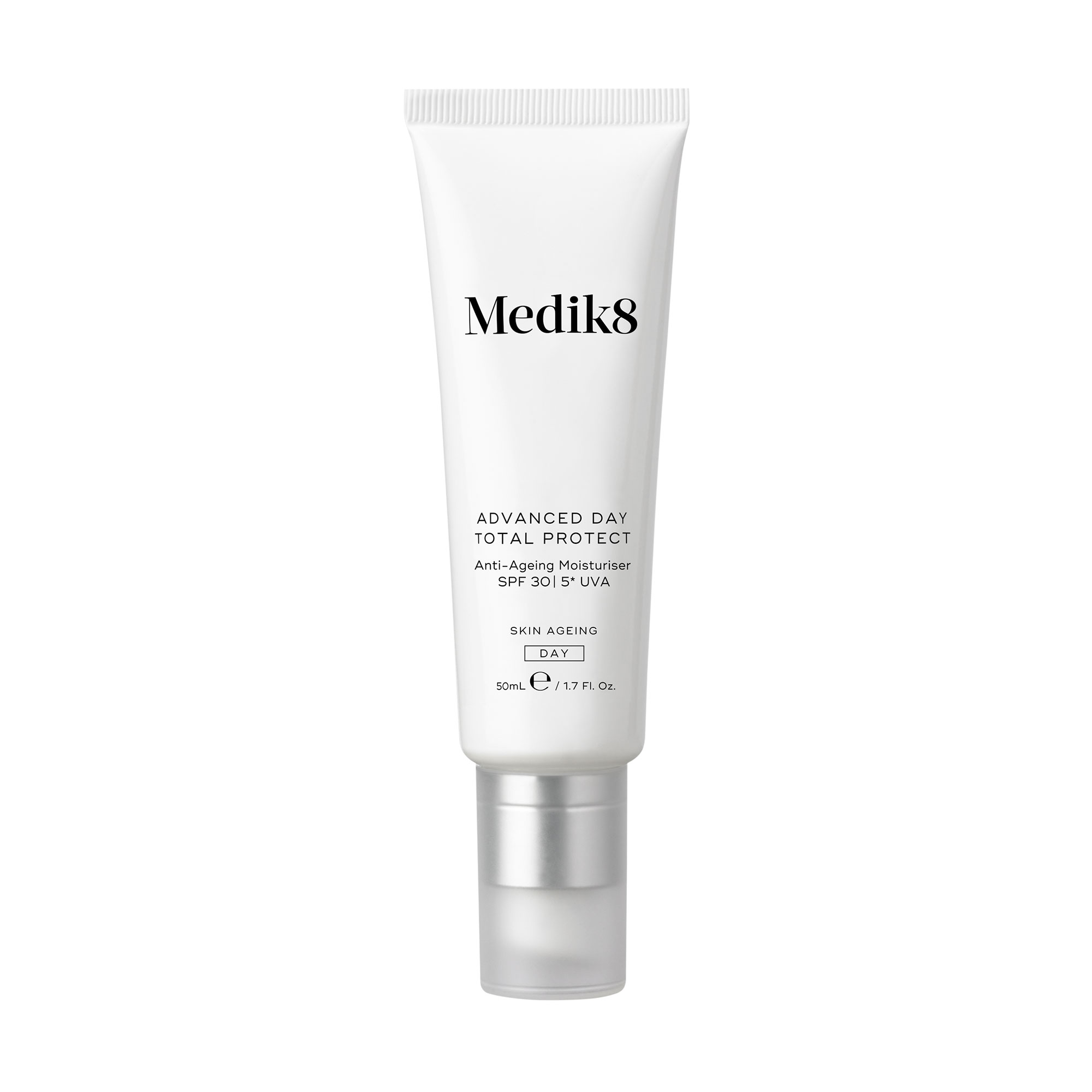 Денний зволожувальний крем для обличчя Medik8 Advanced Day Total Protect SPF 30 проти старіння, 50 мл