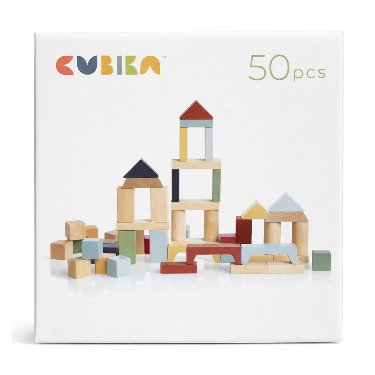 Дерев'яна іграшка-конструктор Cubika 4, від 1.5 року, 50 елементів (16075)