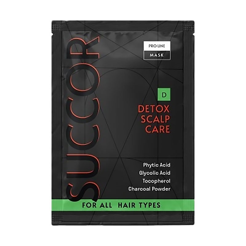 Детокс маска для шкіри голови Succor Detox Scalp Care Mask, 10 мл