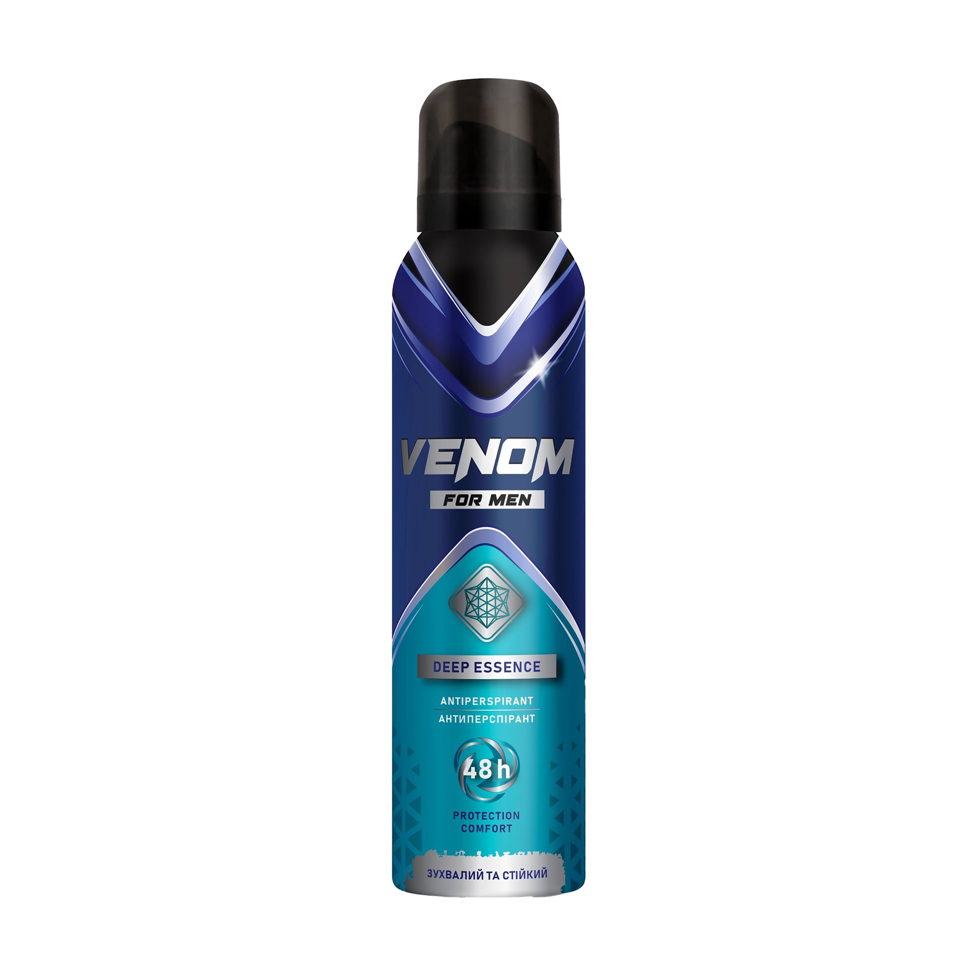Дезодарант-антиперспірант Venom For Men Deep Essence 48h чоловічий, 150 мл