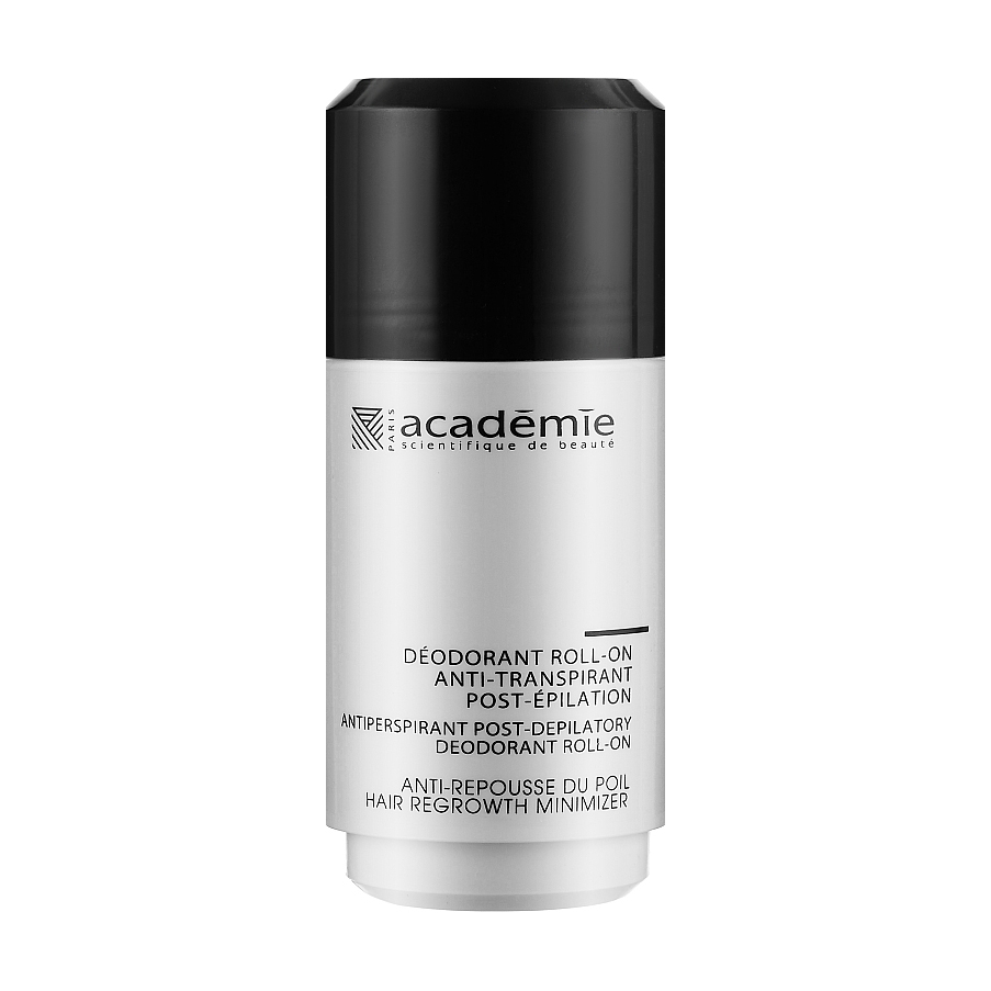 Дезодорант-антиперспірант жіночий Academie Antiperspirant Post-Depilatory Deodorant Roll-On після депіляції, 50 мл