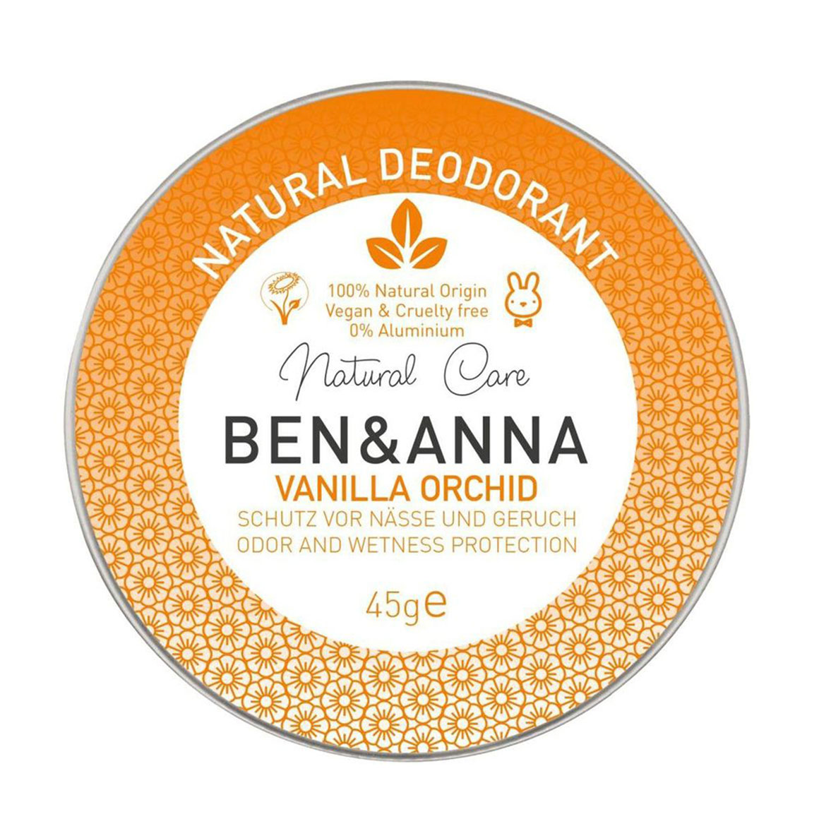 Дезодорант-крем Ben &amp; Anna Natural Soda Cream Deodorant, Vanilla Orchid, 45 г
