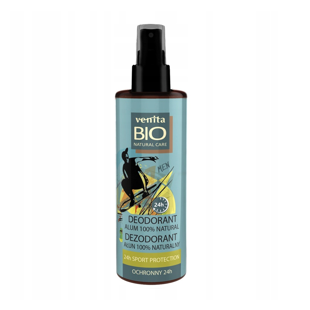 Дезодорант-спрей чоловічий Venita Bio Natural Care Антибактеріальний, 100 г