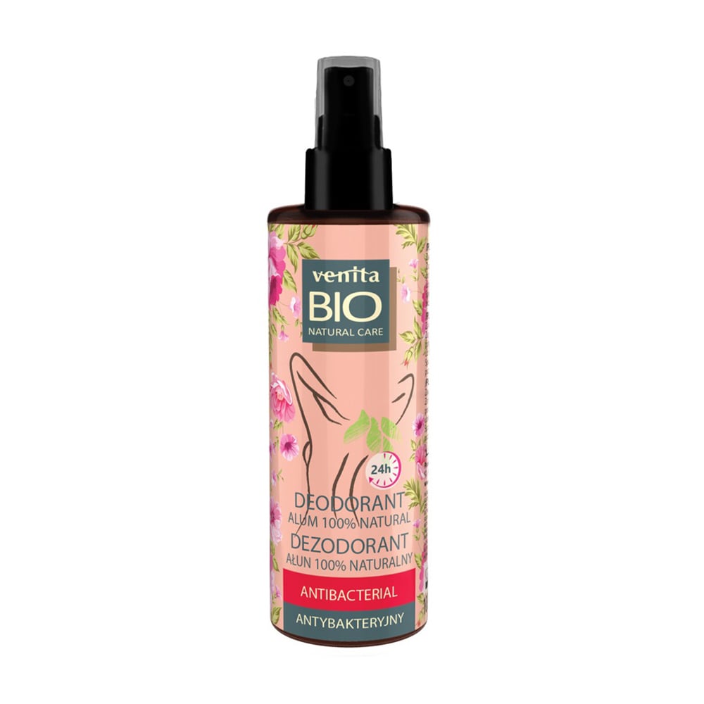 Дезодорант-спрей жіночий Venita Bio Natural Care Антибактеріальний, 100 мл