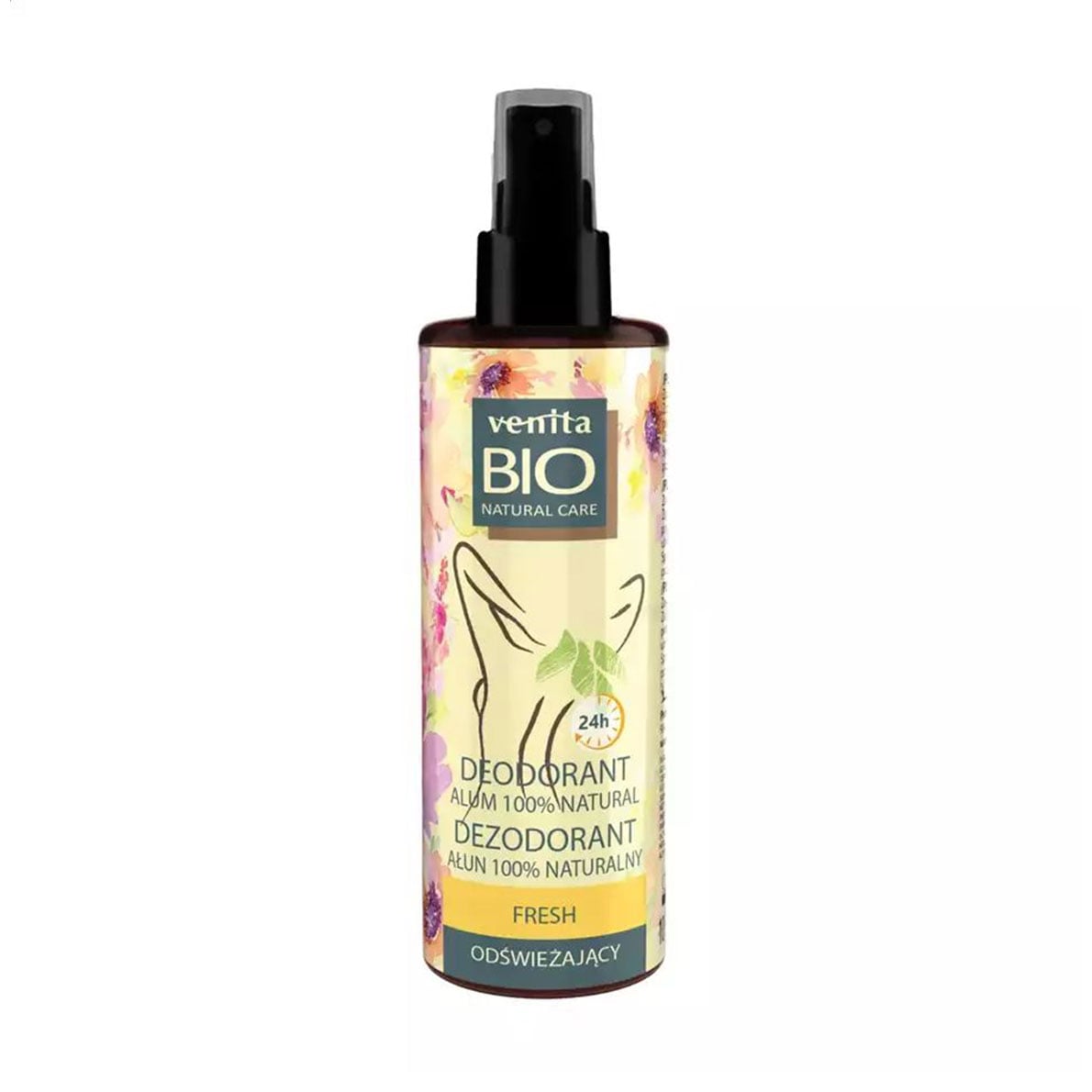 Дезодорант-спрей жіночий Venita Bio Natural Care Fresh, 100 мл