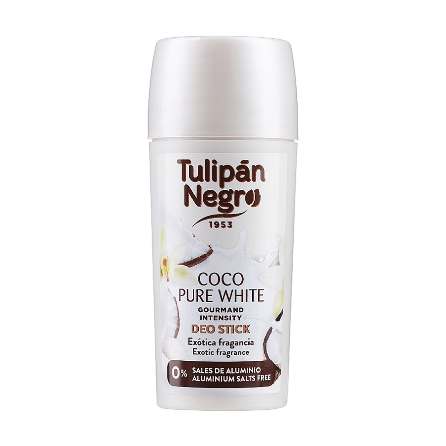Дезодорант-стік Tulipan Negro Deo Stick Білий кокос, жіночий, 60 мл