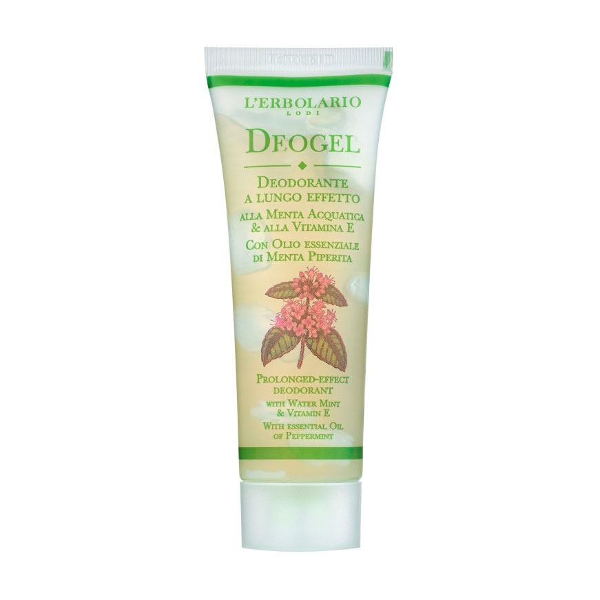 Дезодорувальний гель для тіла L'Erbolario Deogel With Water Mint &amp; Vitamin E з водяною м'ятою та вітаміном Е, 50 мл