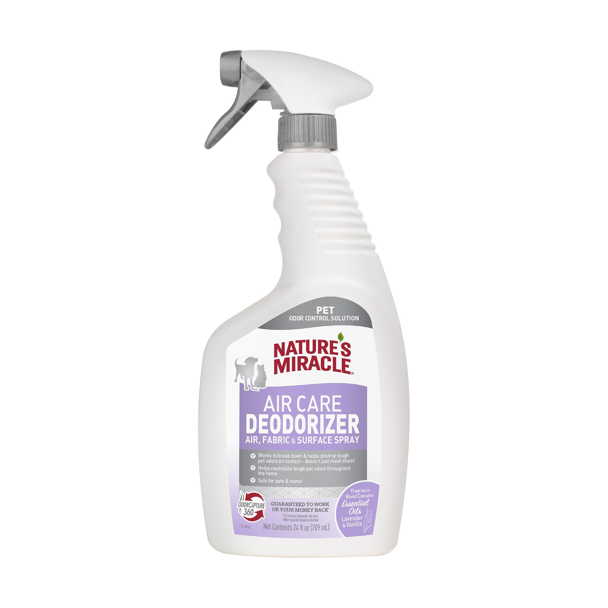 Дезодорувальний спрей для кішок та собак 8 In 1 Nature's Miracle Lavender з ароматом лаванди, 709 мл (680518)