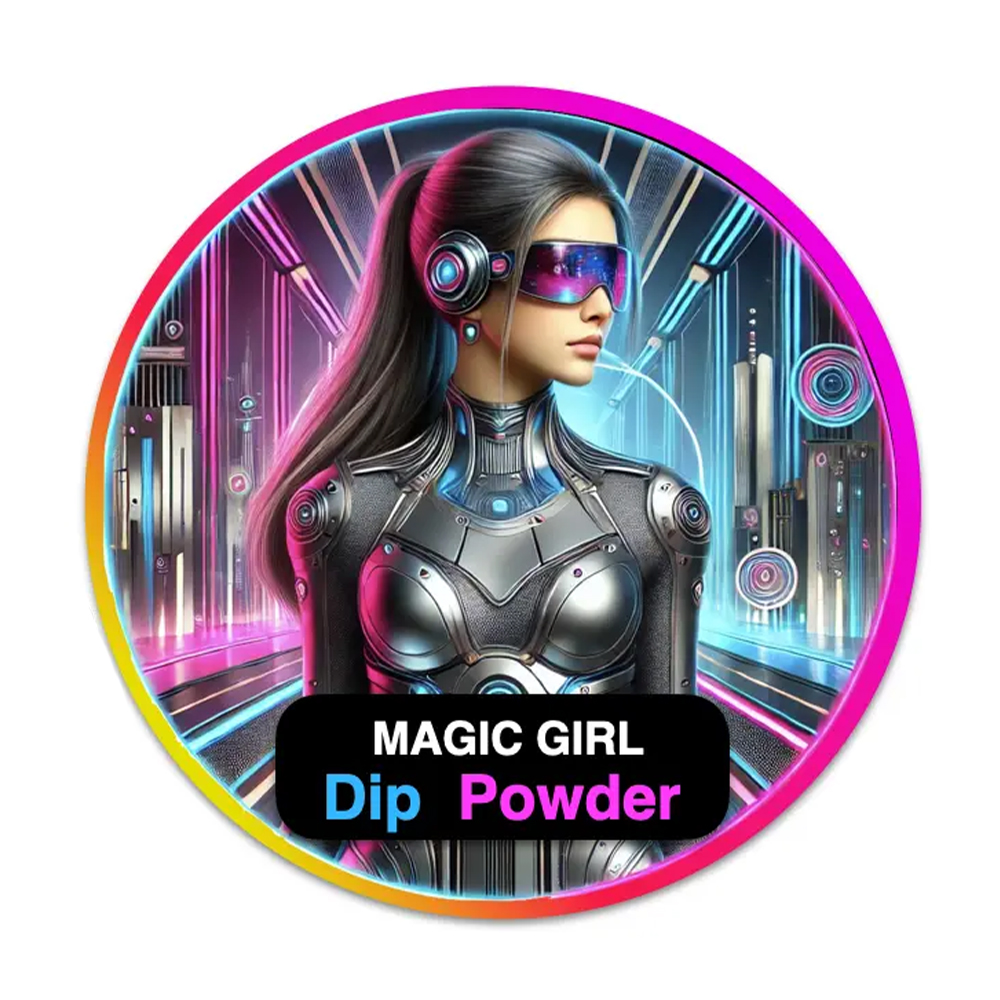 Діп-пудра для нігтів Magic Girl Dip Powder 05 Бордовий із блискітками, 20 мл