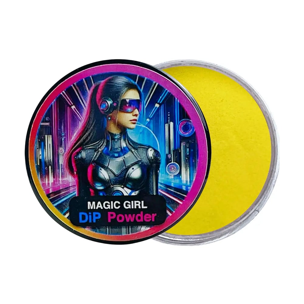 Діп-пудра для нігтів Magic Girl Dip Powder 10 Жовтий, 20 мл