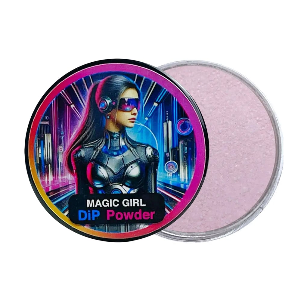 Діп-пудра для нігтів Magic Girl Dip Powder 12 Ніжно рожевий із шимером, 20 мл