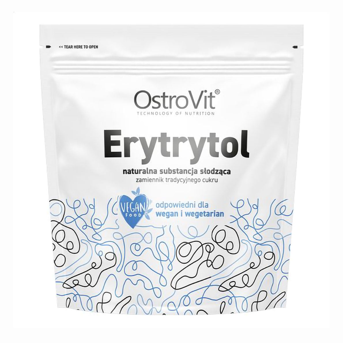 Дієтична добавка в порошку OstroVit Erytrytol Еритрит, 1 кг