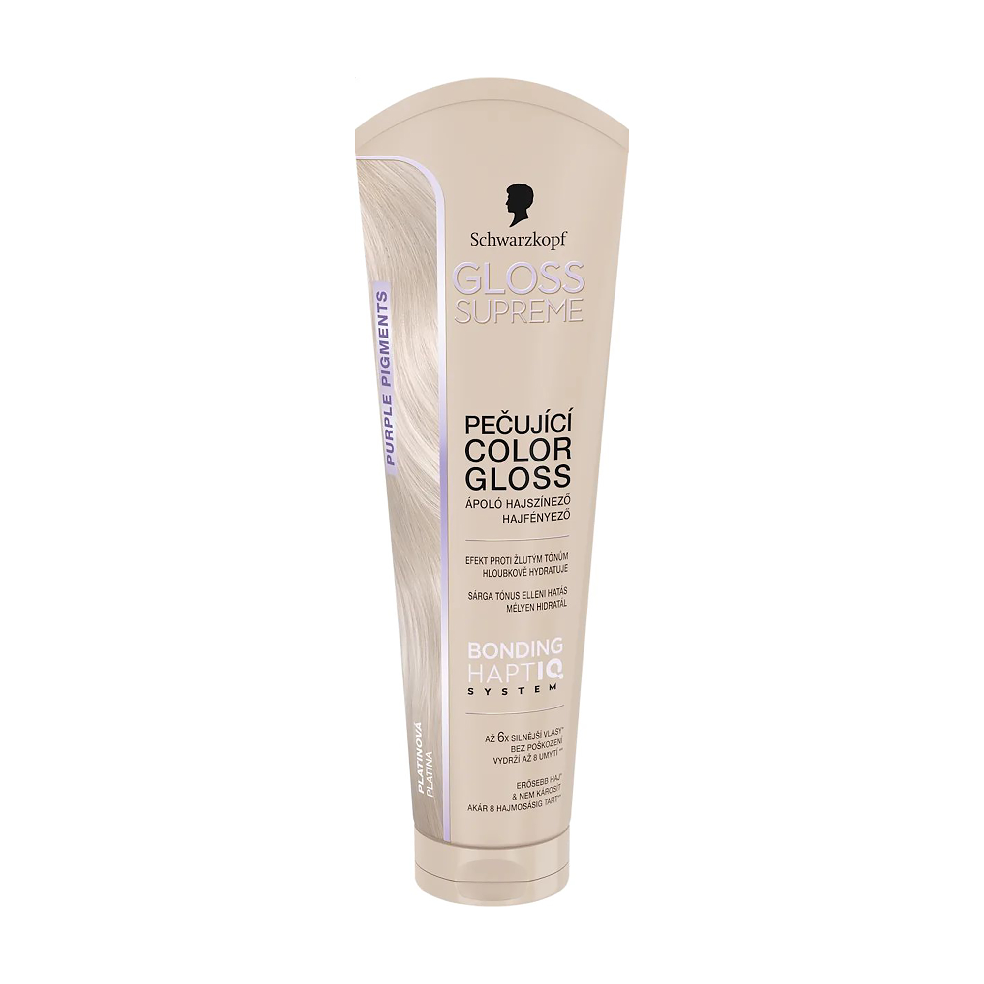 Доглядальний тонувальний бальзам для волосся Schwarzkopf Professional Gloss Supreme, Platinum, 145 мл