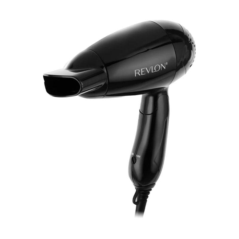 Дорожній фен для волосся Revlon Frizz Fighter з насадкою концентратор, чорний (RVDR5305E2)