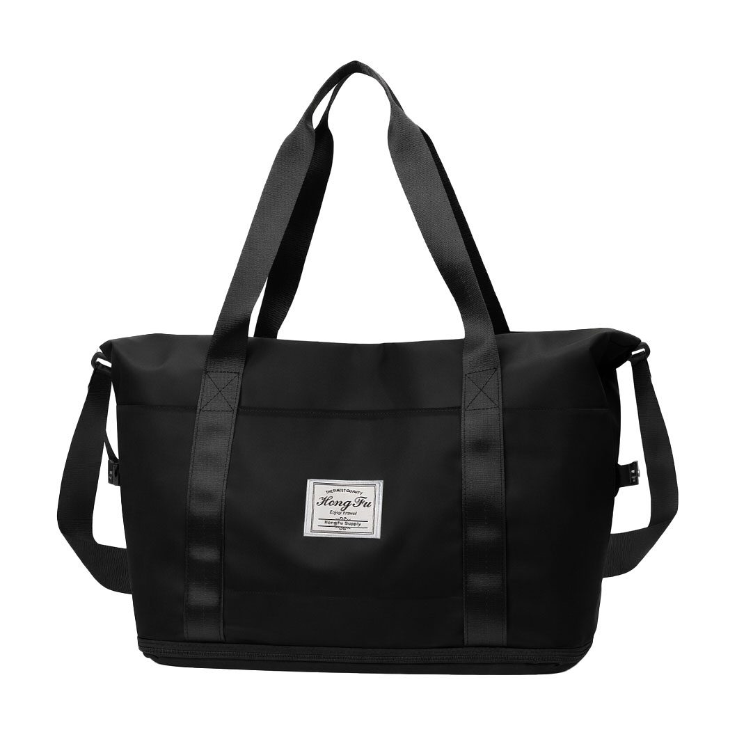 Дорожня сумка-трансформер Cosmo Shop велика, чорна, 56*22*35 см (CS08199B)