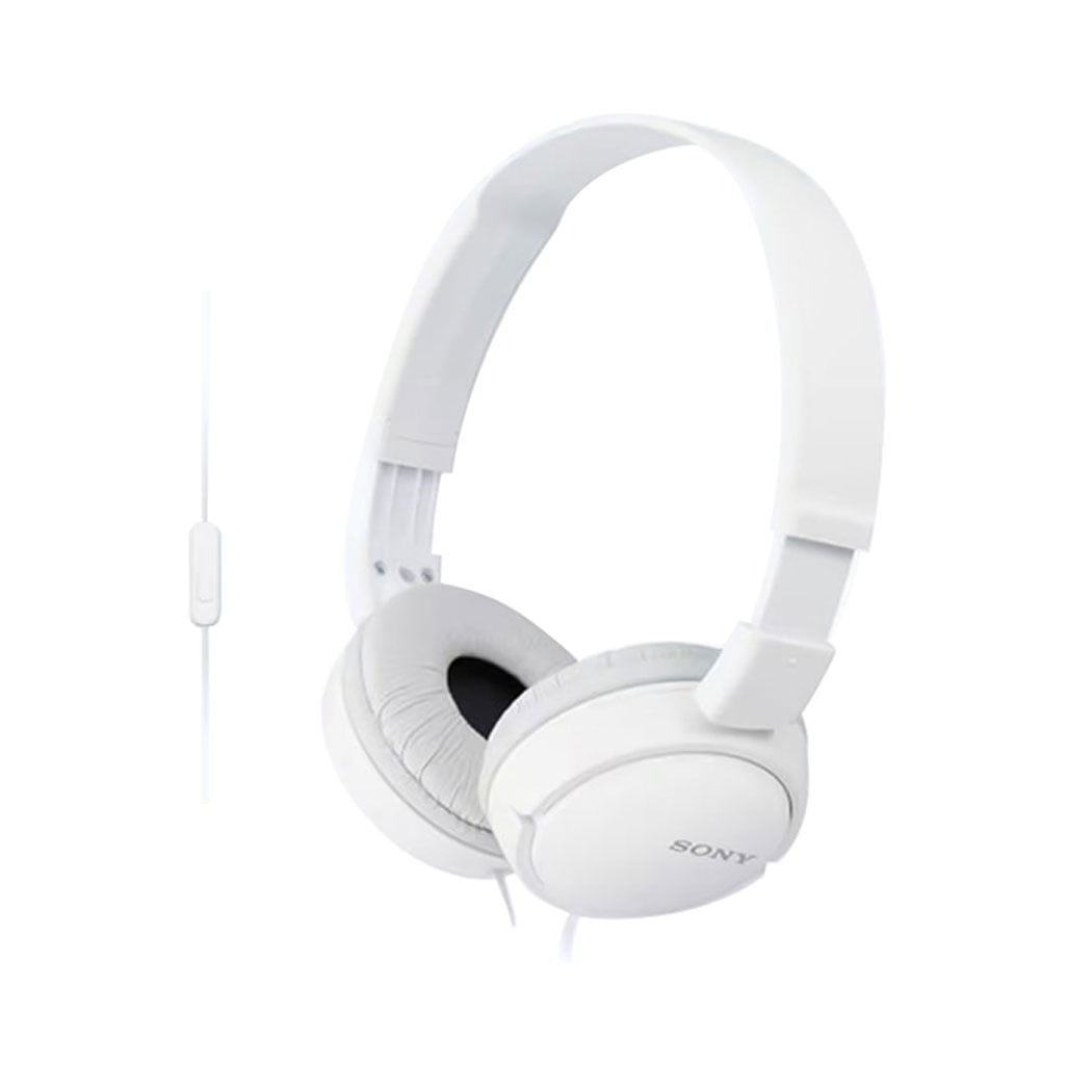 Дротові накладні навушники Sony MDR-ZX110AP білі (MDRZX110APW.CE7)