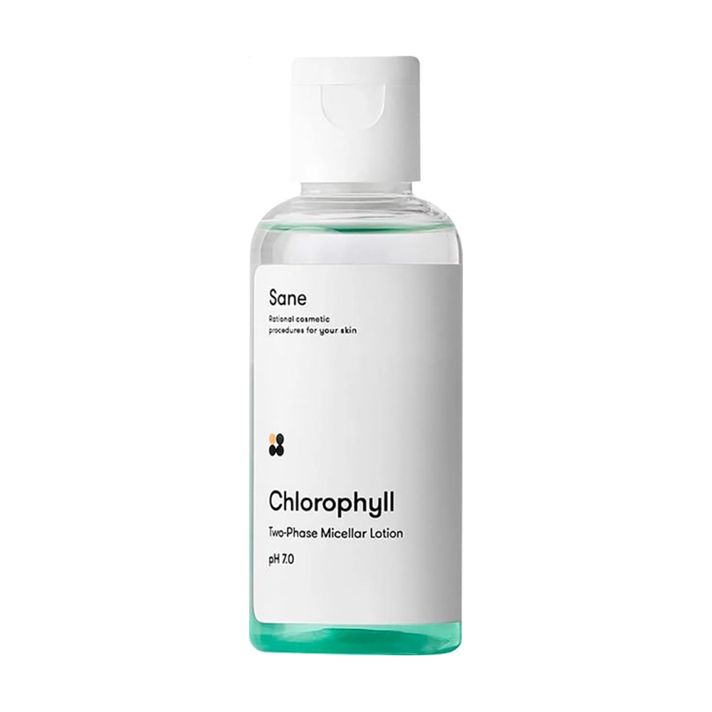 Двофазна міцелярна вода Sane Chlorophyll Two-Phase Micellar Lotion, 50 мл