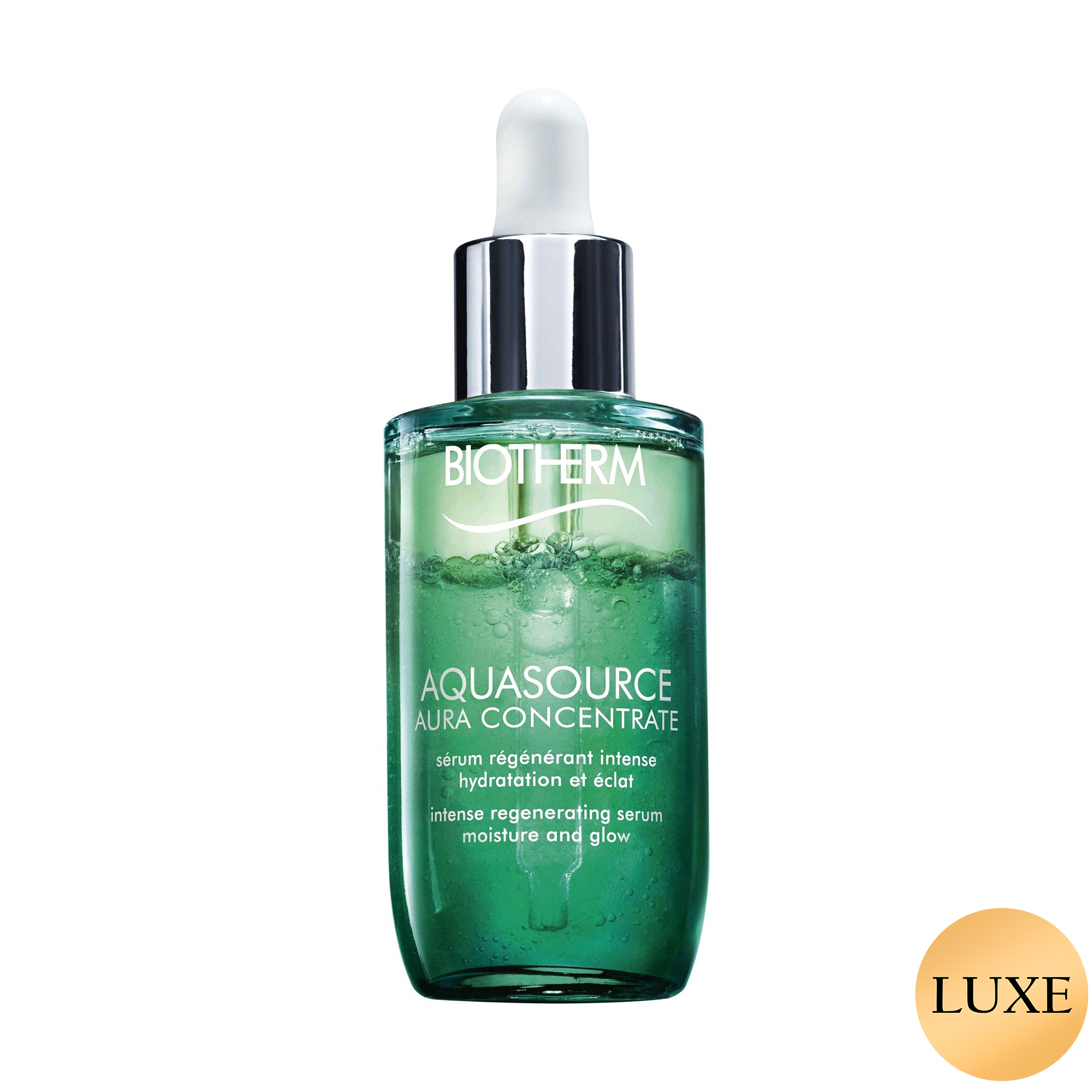 Двофазна зволожувальна сироватка для обличчя Biotherm Aquasource Aura Concentrate, 50 мл