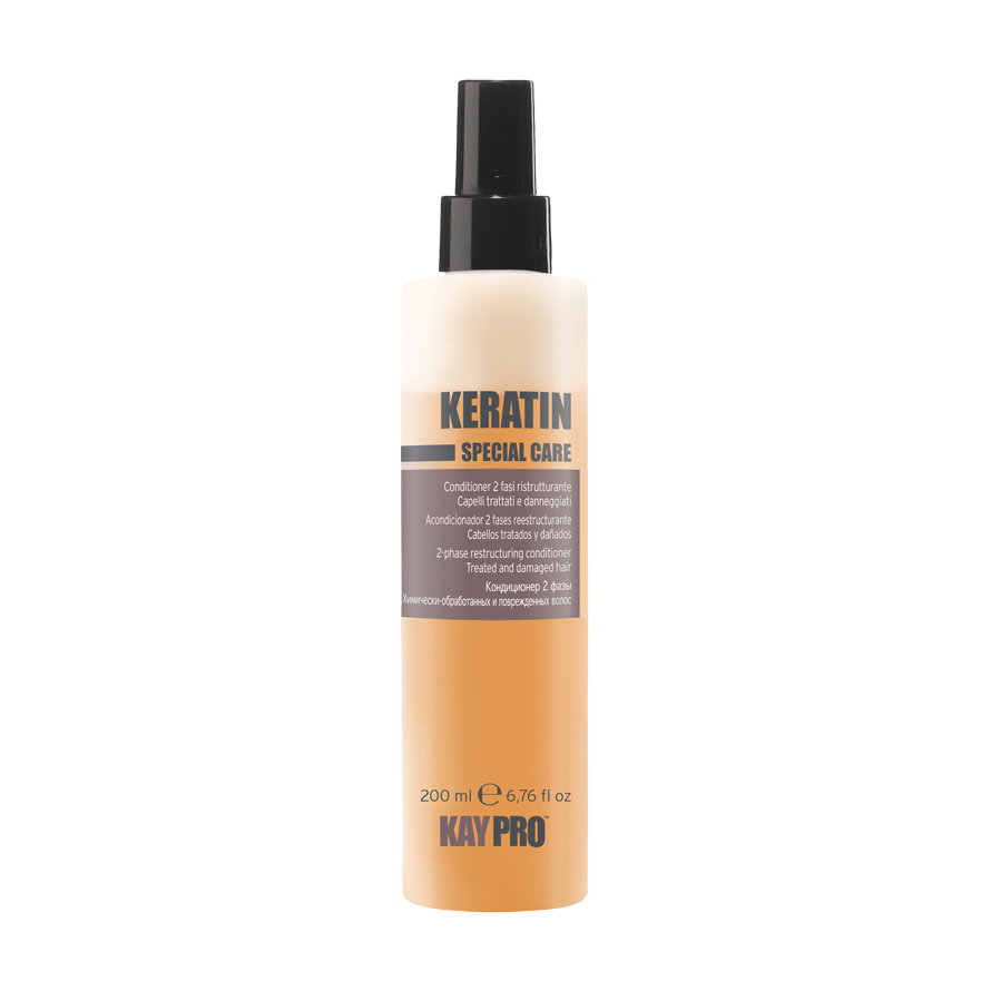 Двофазний кондиціонер KayPro Special Care Keratin Conditioner для хімічно обробленого та пошкодженого волосся, 200 мл