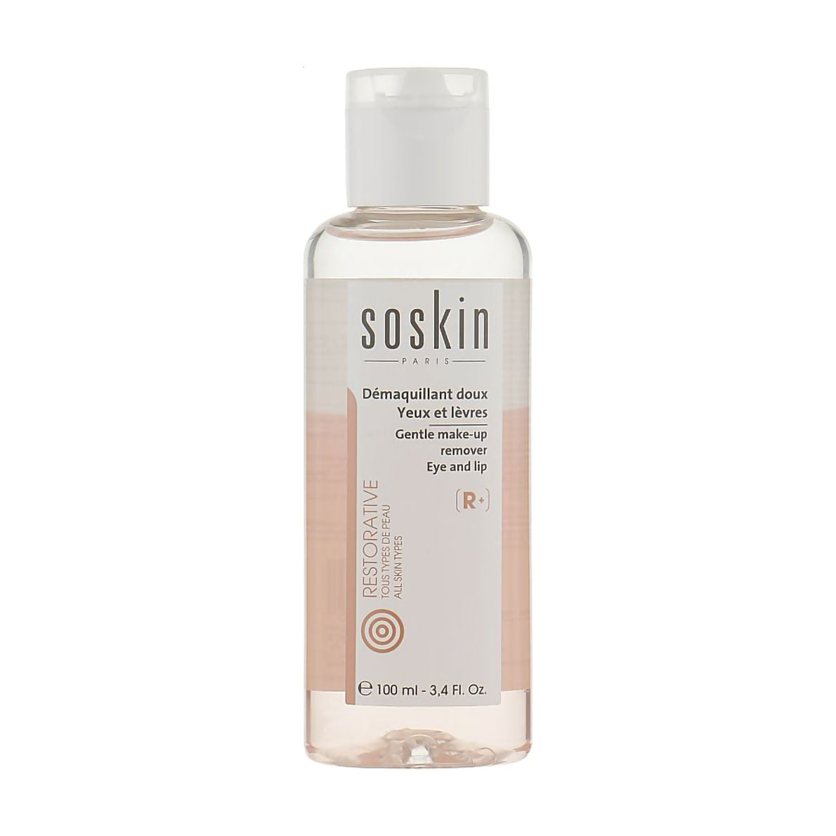 Двофазний лосьйон для зняття макіяжу Soskin Gentle Make-Up Remover для всіх типів шкіри, 100 мл