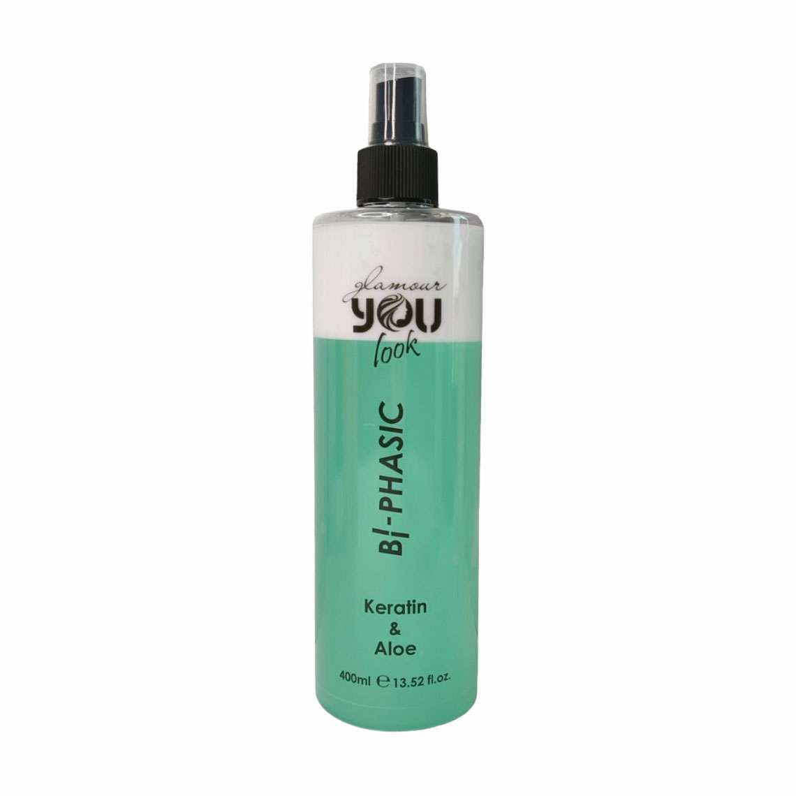 Двофазний спрей-кондиціонер You Look Professional Glamour Bi-Phasic Keratin &amp; Aloe, 400 мл