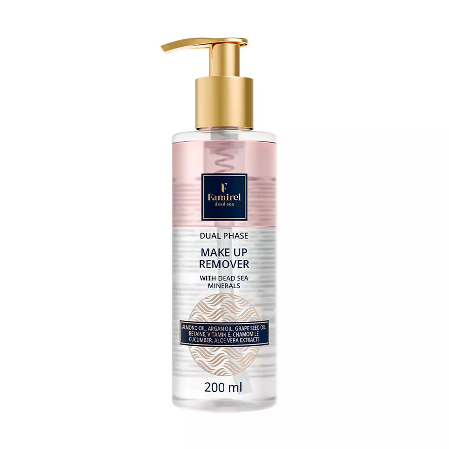 Двофазний засіб для зняття макіяжу Famirel Dual Phase Make Up Remover, 200 мл
