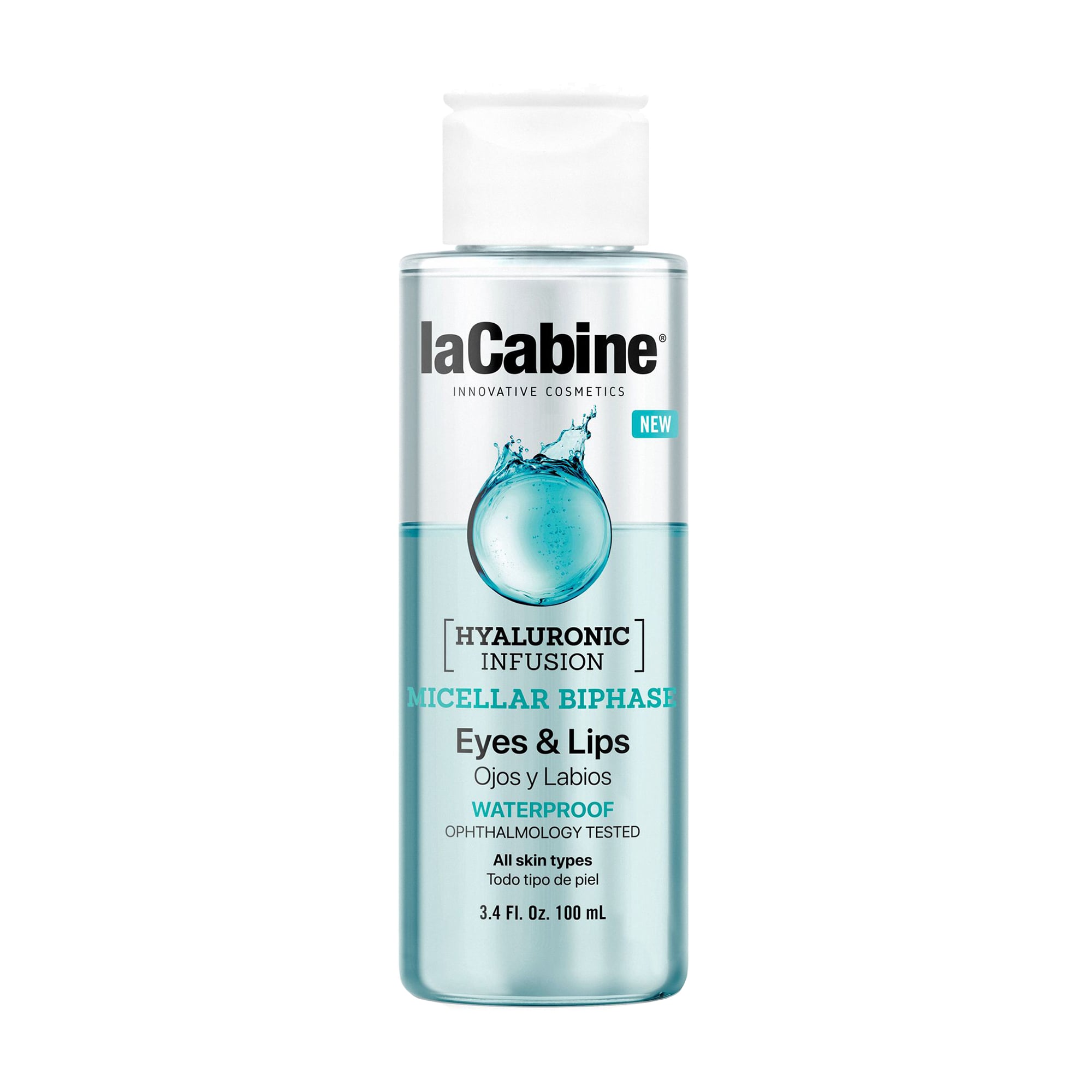 Двофазний засіб для зняття макіяжу з очей та губ La Cabine Perfect Clean Biphasse Eye Make Up Remover, 100 мл