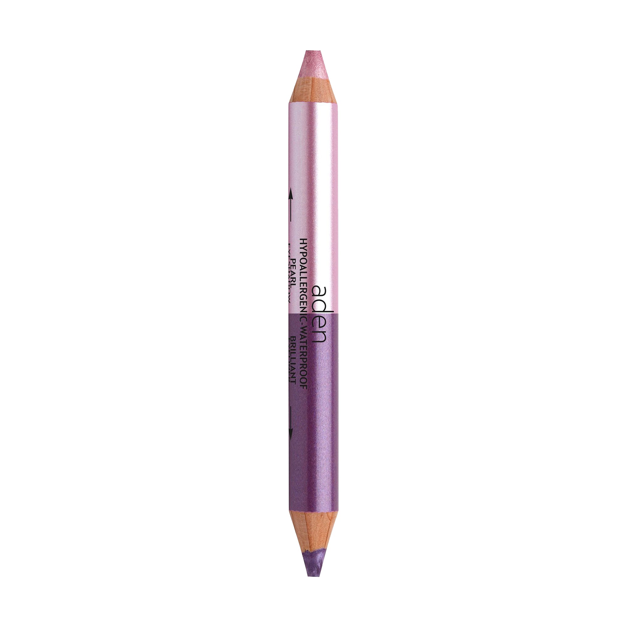 Двоколірний олівець-тіні для повік Aden Jumbo Twin Pearl Eyeshadow Pink- Violet 4.11 г