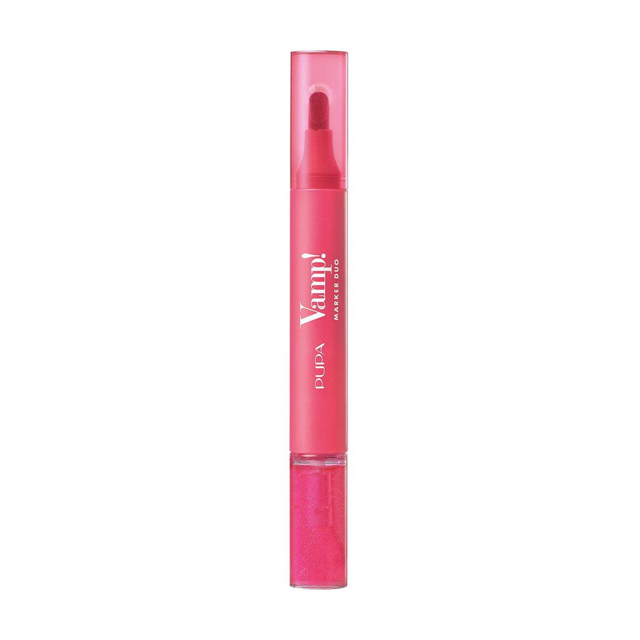 Двосторонній блиск-олія для губ 2 в 1 Pupa Vamp! Marker Duo 006 Dragon Fruit, 1.4 мл