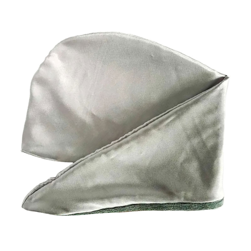 Двосторонній рушник-тюрбан LUM Turban сірий, 1 шт (lum015)